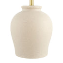 Modern European furniture - Painted Beige Ceramic Table Lamp - www.oroatrade.com