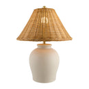 Modern European furniture - Painted Beige Ceramic Table Lamp - www.oroatrade.com