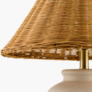 Modern European furniture - Painted Beige Ceramic Table Lamp - www.oroatrade.com
