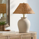 Modern European furniture - Painted Beige Ceramic Table Lamp - www.oroatrade.com