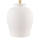 Hospitality furniture - Ceramic White Linen Table Lamp - www.oroatrade.com