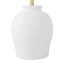 Modern European furniture - Brown Pleated Linen Table Lamp - www.oroatrade.com