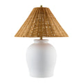 Hospitality furniture - Rattan Empire Shade Table Lamp - www.oroatrade.com