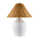 Hospitality furniture - Rattan Empire Shade Table Lamp - www.oroatrade.com