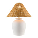 Hospitality furniture - Rattan Empire Shade Table Lamp - www.oroatrade.com