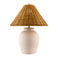 Hospitality furniture - Rattan Empire Shade Table Lamp - www.oroatrade.com