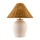 Hospitality furniture - Rattan Empire Shade Table Lamp - www.oroatrade.com