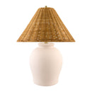 Hospitality furniture - Rattan Empire Shade Table Lamp - www.oroatrade.com