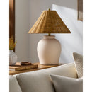 Hospitality furniture - Rattan Empire Shade Table Lamp - www.oroatrade.com
