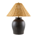 Hospitality furniture - Rattan Empire Shade Table Lamp - www.oroatrade.com