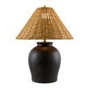 Hospitality furniture - Rattan Empire Shade Table Lamp - www.oroatrade.com