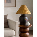 Hospitality furniture - Rattan Empire Shade Table Lamp - www.oroatrade.com