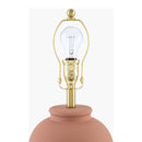 Hospitality furniture - Ceramic White Linen Table Lamp - www.oroatrade.com