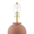 Modern European furniture - Brown Pleated Linen Table Lamp - www.oroatrade.com