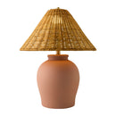 Hospitality furniture - Rattan Empire Shade Table Lamp - www.oroatrade.com