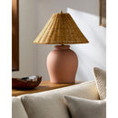 Hospitality furniture - Rattan Empire Shade Table Lamp - www.oroatrade.com