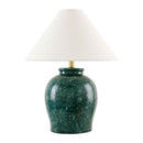 Hospitality furniture - Ceramic White Linen Table Lamp - www.oroatrade.com