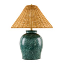 Hospitality furniture - Rattan Empire Shade Table Lamp - www.oroatrade.com