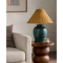Hospitality furniture - Rattan Empire Shade Table Lamp - www.oroatrade.com