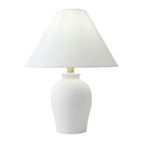 Hospitality furniture - White Linen Empire Table Lamp - www.oroatrade.com