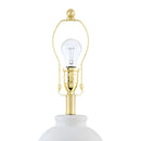 Hospitality furniture - Brown Rattan Ceramic Table Lamp - www.oroatrade.com