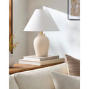 Hospitality furniture - White Linen Empire Table Lamp - www.oroatrade.com