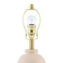 Hospitality furniture - Brown Rattan Ceramic Table Lamp - www.oroatrade.com