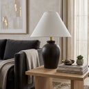 Hospitality furniture - White Linen Empire Table Lamp - www.oroatrade.com