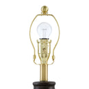 Modern European furniture - Brown Linen Pleated Table Lamp - www.oroatrade.com