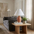 Hospitality furniture - White Linen Empire Table Lamp - www.oroatrade.com