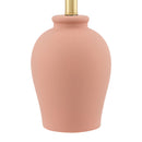 Modern European furniture - Brown Linen Pleated Table Lamp - www.oroatrade.com