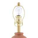 Hospitality furniture - Brown Rattan Ceramic Table Lamp - www.oroatrade.com