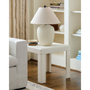 Hospitality furniture - Ceramic Beige Linen Table Lamp - www.oroatrade.com