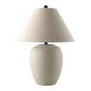 Hospitality furniture - Ceramic Beige Linen Table Lamp - www.oroatrade.com