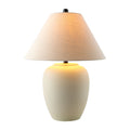 Hospitality furniture - Ceramic Beige Linen Table Lamp - www.oroatrade.com