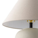 Hospitality furniture - Ceramic Beige Linen Table Lamp - www.oroatrade.com