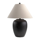 Hospitality furniture - Ceramic Beige Linen Table Lamp - www.oroatrade.com