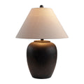Hospitality furniture - Ceramic Beige Linen Table Lamp - www.oroatrade.com