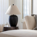 Hospitality furniture - Ceramic Beige Linen Table Lamp - www.oroatrade.com