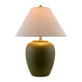 Hospitality furniture - Ceramic Beige Linen Table Lamp - www.oroatrade.com