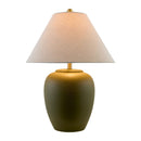 Hospitality furniture - Ceramic Beige Linen Table Lamp - www.oroatrade.com