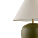 Hospitality furniture - Ceramic Beige Linen Table Lamp - www.oroatrade.com
