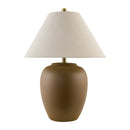 Hospitality furniture - Ceramic Beige Linen Table Lamp - www.oroatrade.com