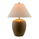 Hospitality furniture - Ceramic Beige Linen Table Lamp - www.oroatrade.com