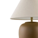 Hospitality furniture - Ceramic Beige Linen Table Lamp - www.oroatrade.com
