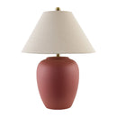 Hospitality furniture - Ceramic Beige Linen Table Lamp - www.oroatrade.com