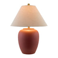 Hospitality furniture - Ceramic Beige Linen Table Lamp - www.oroatrade.com