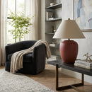 Hospitality furniture - Ceramic Beige Linen Table Lamp - www.oroatrade.com