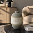 Modern furniture - Gray Glazed Ceramic Vase - www.oroatrade.com