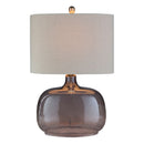 Contract furniture - Gray Clear Glass Table Lamp - www.oroatrade.com